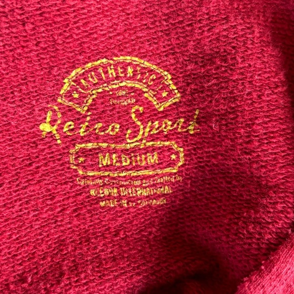 Tennessee Titans Red Long Sleeve Pullover Sweatshirt Hoodie Size M - Picture 5 of 8